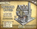 Mermaid Tavern Winter Edition Paper Model PDF