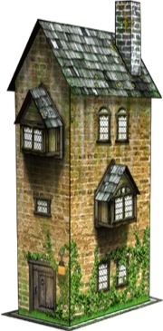 Narrow House 28mm/30mm Paper Model PDF