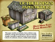 Outbuildings 30mm Paper Models Set PDF