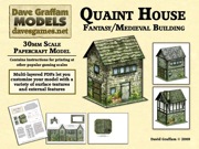 Quaint House 28mm/30mm Paper Model PDF
