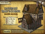 Tavern of Rake's Corner Paper Model PDF