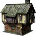 Tudor House 28mm/30mm Paper Model PDF