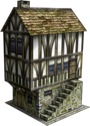 Tudor Restaurant 28mm/30mm Paper Model PDF