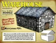 Warehouse 30mm Paper Model PDF