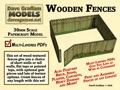 Wooden Fences 28mm/30mm Paper Models PDF