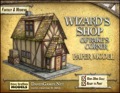 Wizard's Shop of Rake's Corner Paper Model PDF