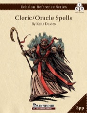 Echelon Reference Series: Cleric Spells (3pp+PRD) PDF