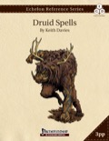 Echelon Reference Series: Druid Spells (3pp+PRD) PDF