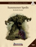 Echelon Reference Series: Summoner Spells (3pp+PRD PDF