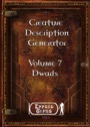 Creature Description Generator, Vol 7: Dwarf PDF
