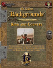 5th Edition Backgrounds: King and Country (5E) PDF