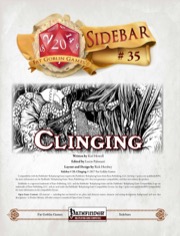 Sidebar #35 - Clinging (PFRPG) PDF