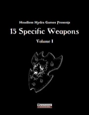 15 Specific Weapons (PFRPG) PDF