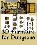 Inked Adventures: 3D Furniture For Dungeons PDF