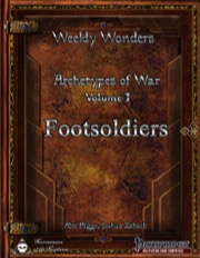 Weekly Wonder—Archetypes of War, Volume I: Footsoldiers (PFRPG) PDF