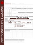 Mythic Character Booklet (PFRPG) PDF
