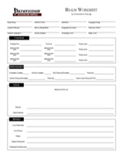 Realm Worksheet (PFRPG) PDF