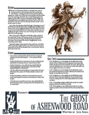 The Ghost of Ashenwood Road (PFRPG) PDF