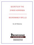 Secrets of the Synod Horrenda: Necromancy Spells (PFRPG) PDF