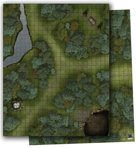 paizo.com - GameMastery Flip-Mat: Woodlands
