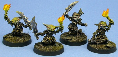 4 Pathfinder Miniatures Reaper 60017 Goblin Pyros 