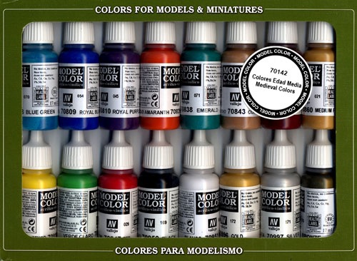 paizo.com - Vallejo Model Color Set: Medieval Colors (16)