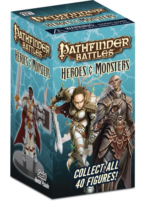 Box mock up for Pathfinder Battles: Heroes and Monsters miniatures