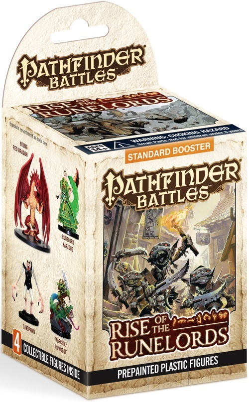 Box mock up for Pathfinder Battles: Rise of the Rulelords miniatures