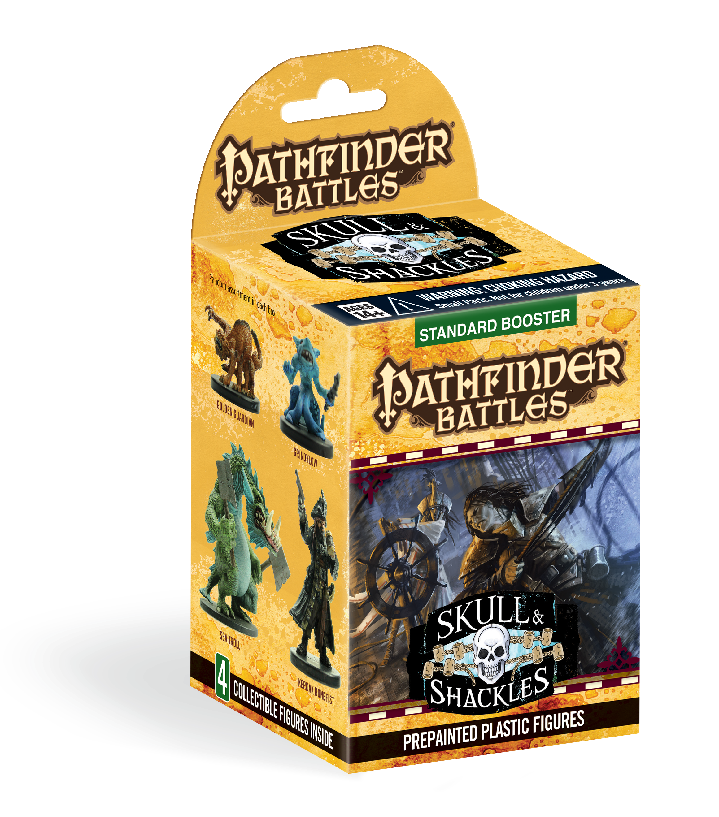 Box mock up for Pathfinder Battles: Skull and Shackles miniatures