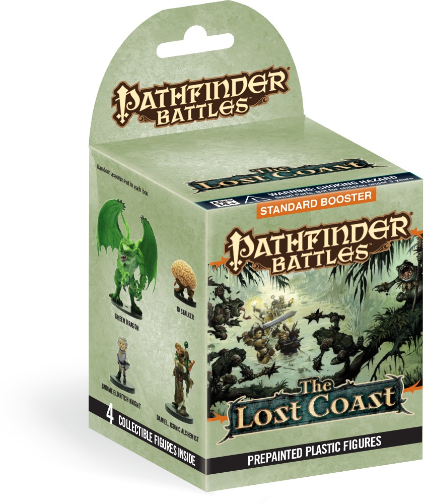 Box mock up for Pathfinder Battles: Lost Coast miniatures