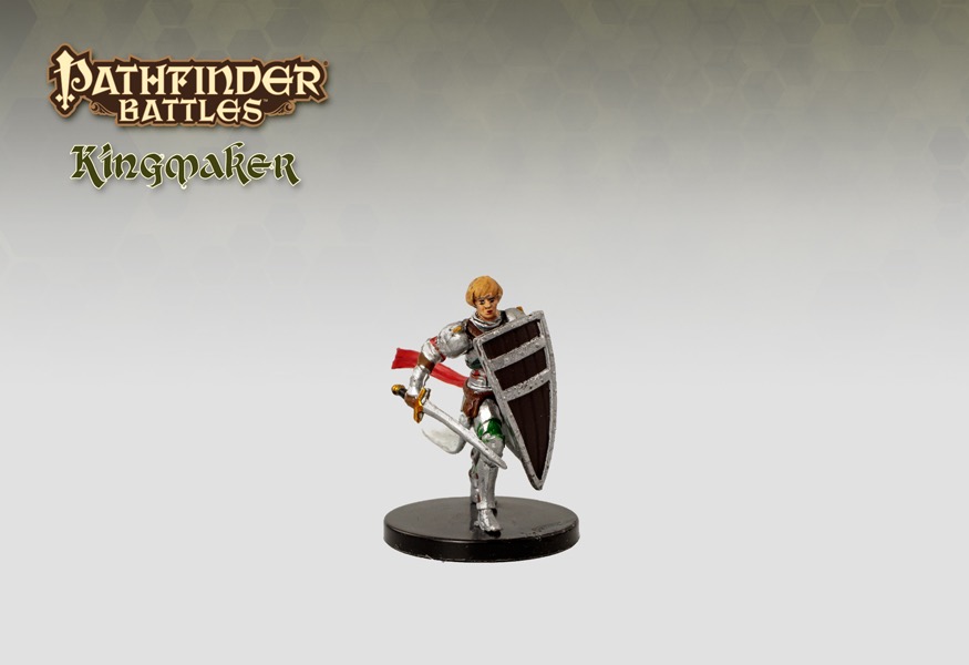 Pathfinder Battles Kingmaker set Valerie, Human Fighter #36 – Gongaii Games