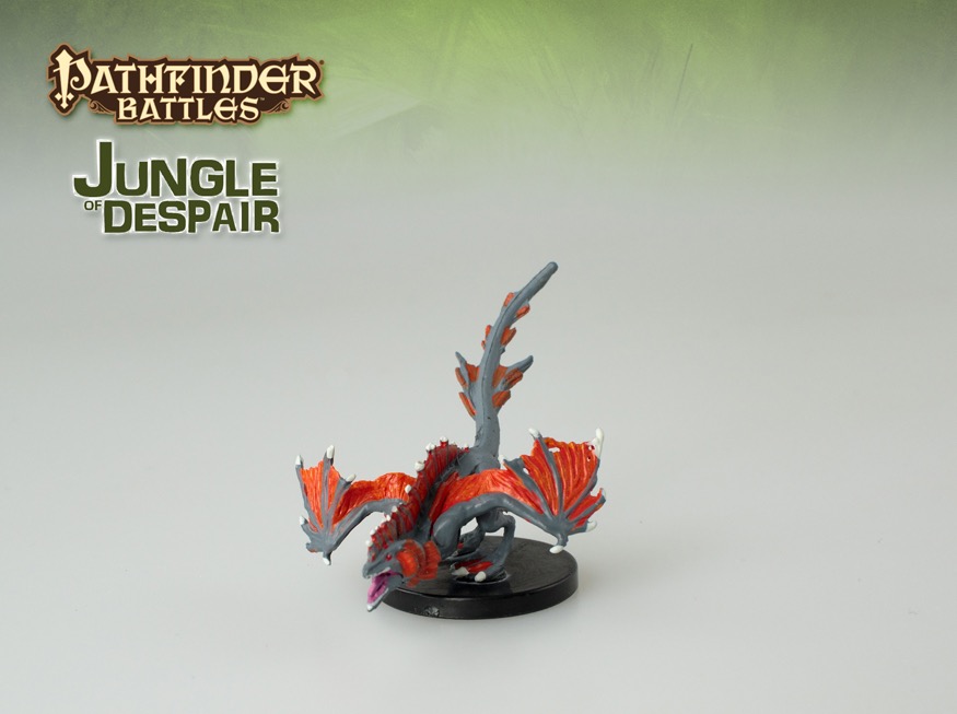 Jungle of Despair #10 Pathfinder Battles D&D Miniature River Drake 