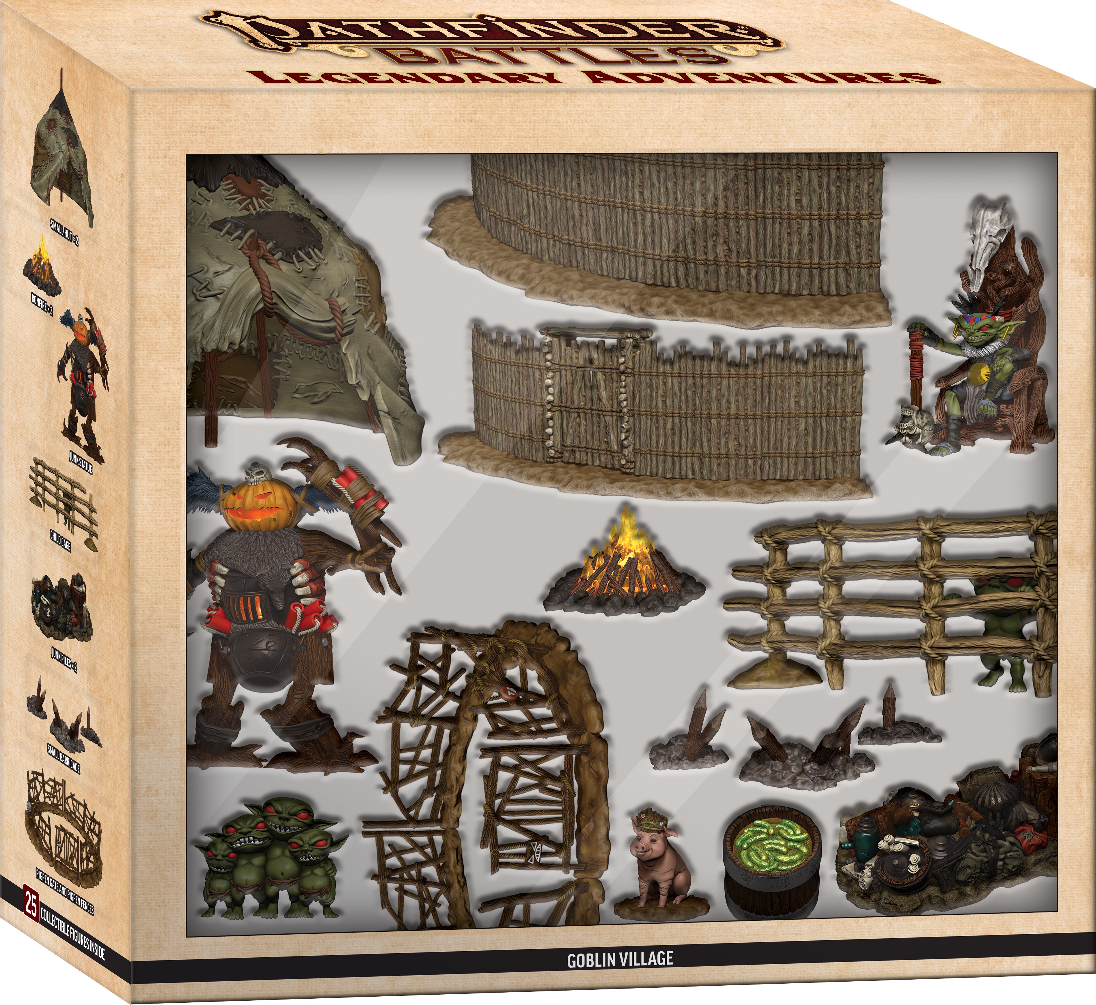 Legendary Adventures Goblin Village ~ GOBLIN CHIEF THRONE Pathfinder Battles 