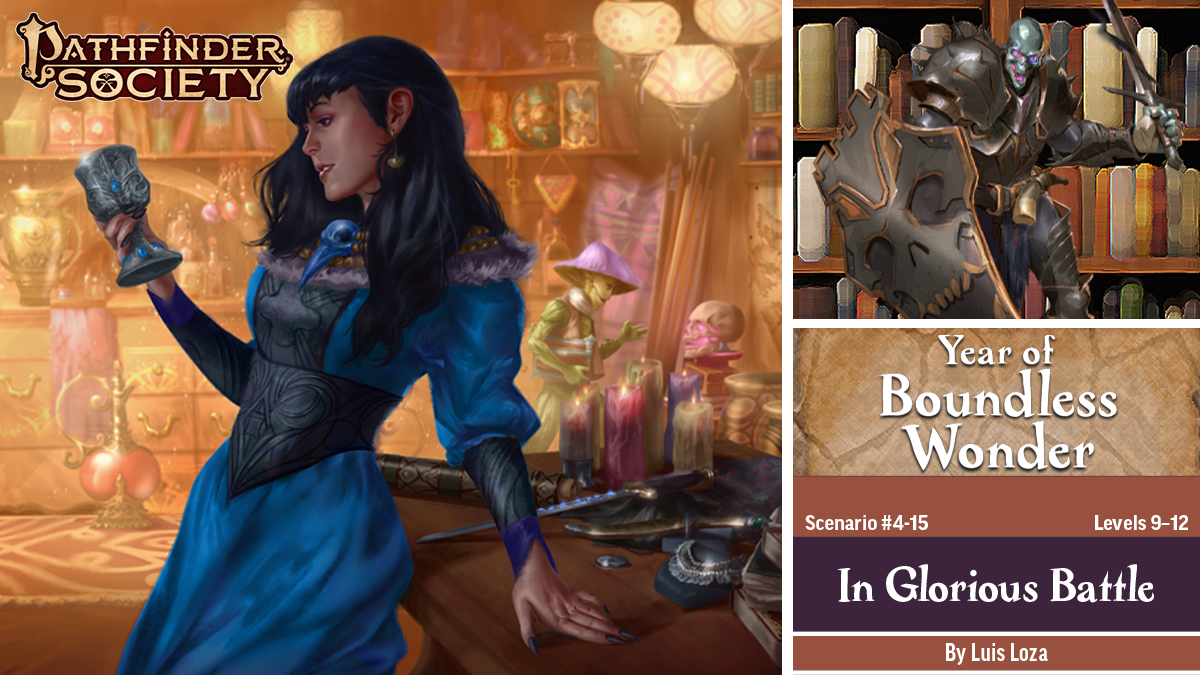 The cover art for In Glorious Battle