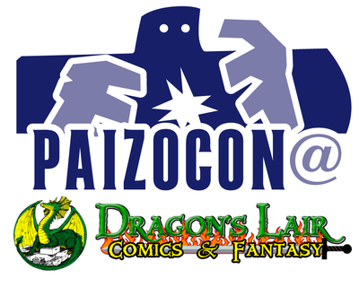PaizoCon@Dragon’s Lair logo