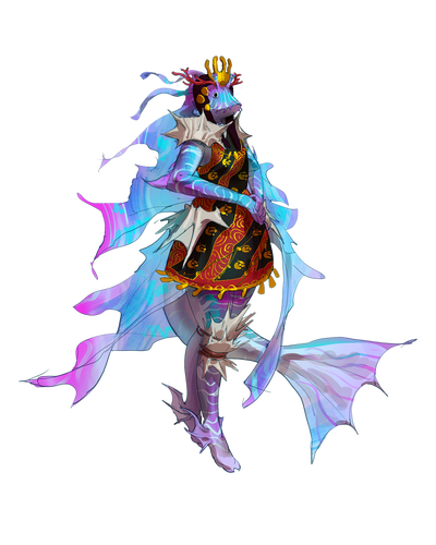 Illustration by Sammy Khalid : Urakadussi, the High Matriarch of Xidao