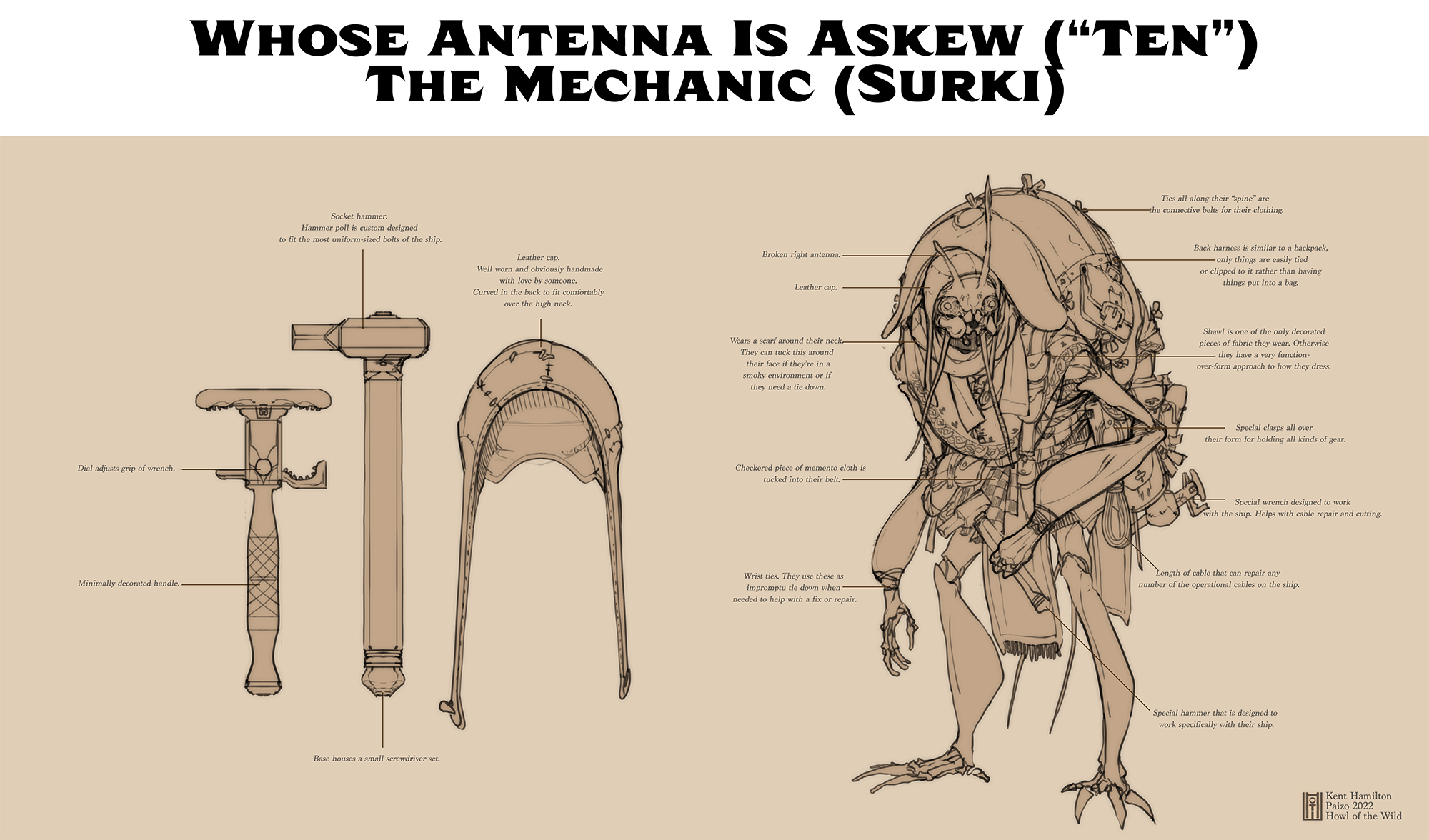 Ten concept art by Kent Hamilton