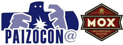 PaizoCon@ Mox logo