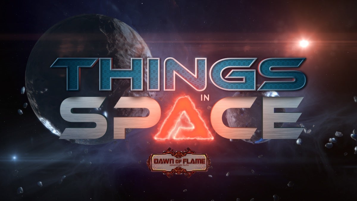 Things in Space livestream graphic