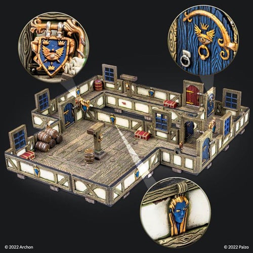 Pathfinder Terrain completely assembled set with details