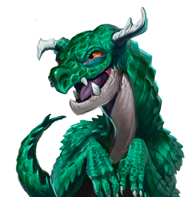 Artist Nicolas Espinoza: Adorable green linnorm