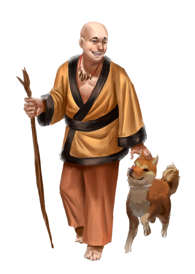 Kofusachi (he/him), the pansexual god of joy and prosperity.