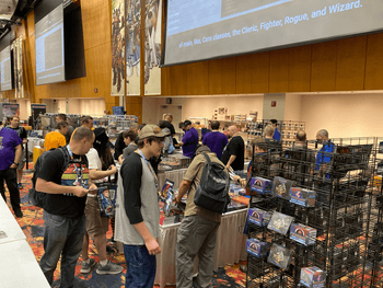 The small Paizo store in the Sagamore Ballroom