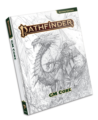 Pathfinder Second Edition GM Core Sketch Cover
