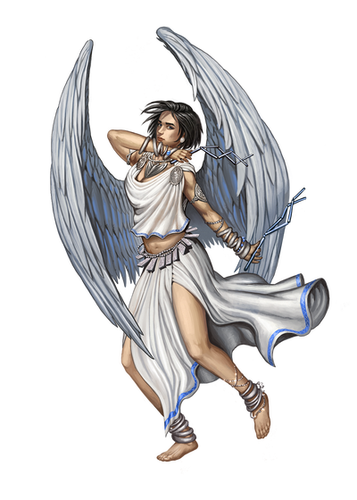 Arshea, Spirit of Abandon. Nonbinary deity of freedom and sexuality.