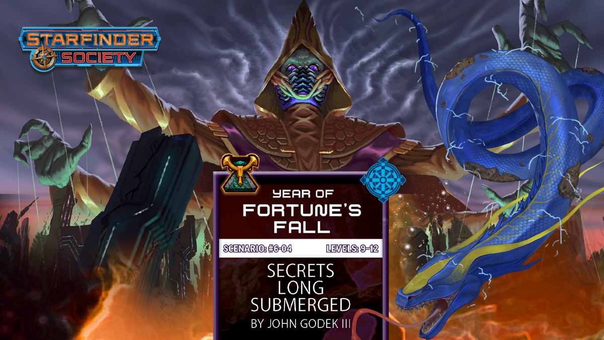 The cover art for Secrets Long Submerged