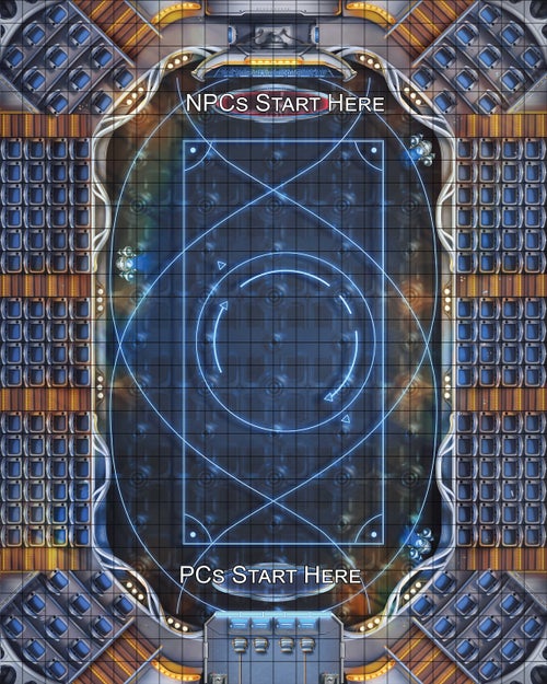 Simulated Arena : Map by Damien Mammoliti