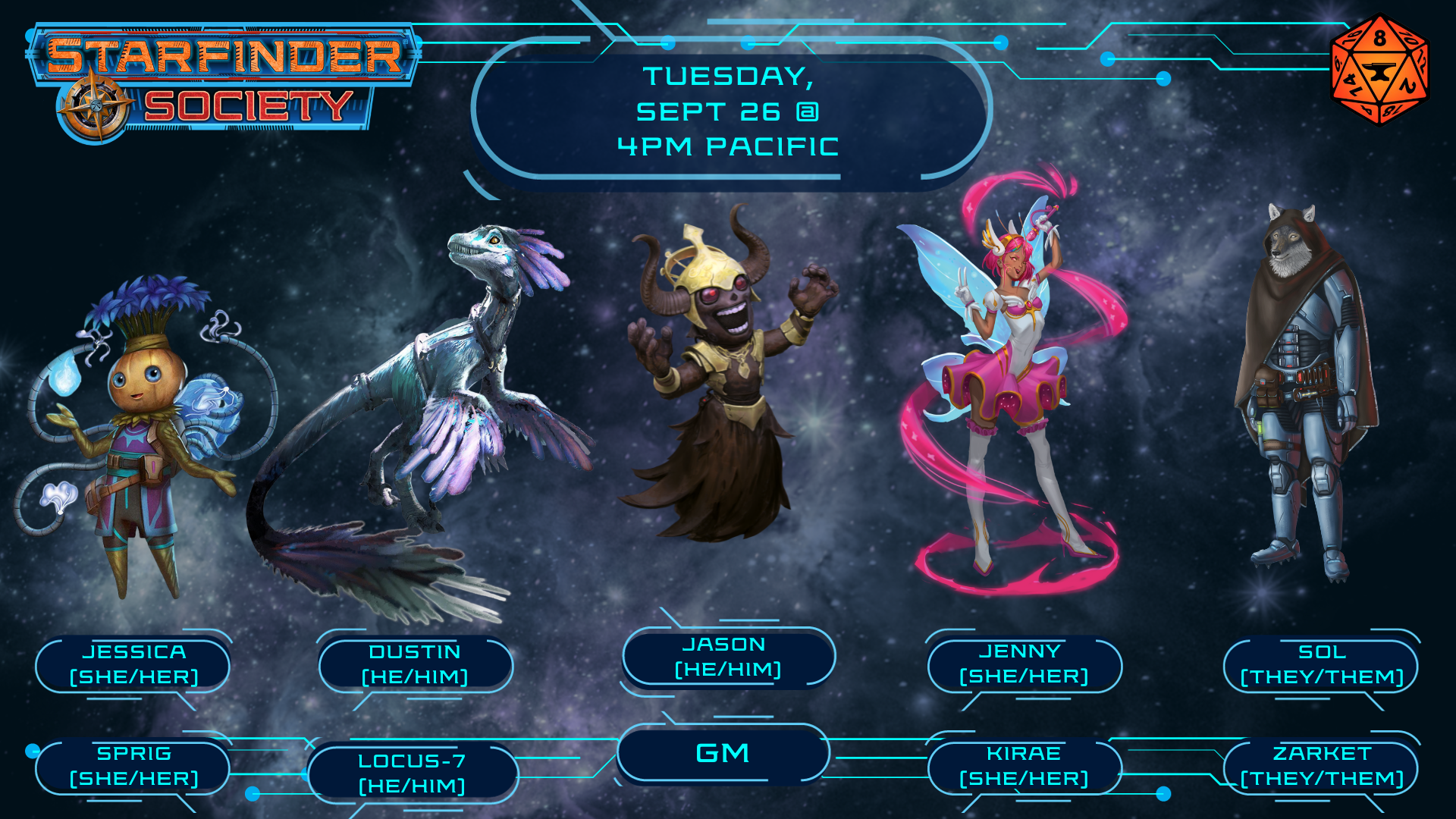 Starfinder Society Foundry Showcase—Tomorrow’s Seekers