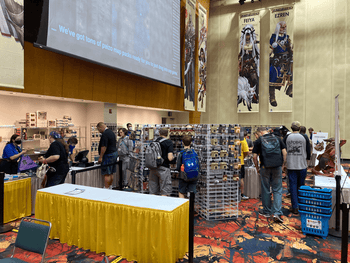 The small Paizo store in the Sagamore Ballroom