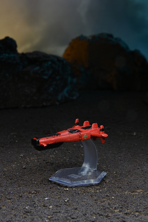 Red Pegasus ship mini figure